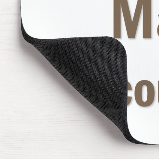 Funny Accounting Sprichwort Mousepad (Ecke)