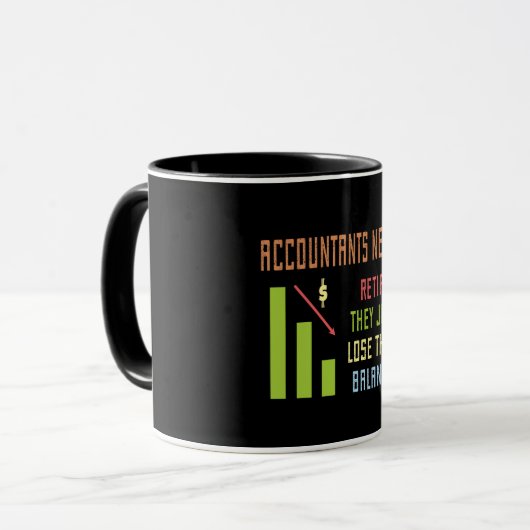 Funny Acountant Zitat Tasse (Vorderseite Links)
