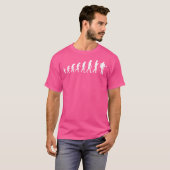 Funny Acoustic Gitarre Evolution T-Shirt (Vorne ganz)