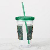 Funny Acrylic Tumbler mit Curious Baby Alpaca Acryltrinkbecher (Links)