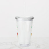 Funny Acrylic Tumbler Playful Überraschender Roost Acryltrinkbecher (Rechts)