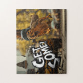 Funny Action Eichhörnchen Jigsaw Puzzle "Get some" (Vertikal)