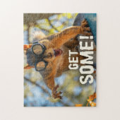 Funny Action Eichhörnchen Jigsaw Puzzle "Get some" (Vertikal)