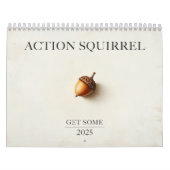 Funny Action Eichhörnchen Kalender 2025 "Get some" (Titelbild)
