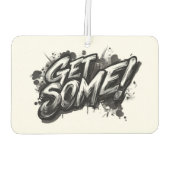 Funny Action Squirrel Air Freshener "Get some" Autolufterfrischer (Rückseite)