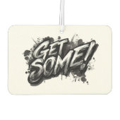 Funny Action Squirrel Air Freshener "Get some" Autolufterfrischer (Rückseite)
