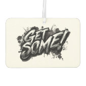 Funny Action Squirrel Air Freshener "Get some" Autolufterfrischer (Rückseite)