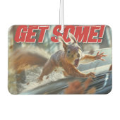 Funny Action Squirrel Air Freshener "Get some" Autolufterfrischer (Vorderseite)