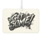 Funny Action Squirrel Air Freshener "Get some" Autolufterfrischer (Rückseite)