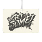 Funny Action Squirrel Air Freshener "Get some" Autolufterfrischer (Rückseite)