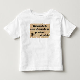 Funny active Kleinkind science Zitat T-shirt