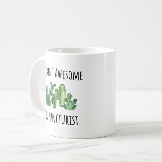 Funny Acupuncturist Geschenk Idee Kaffeetasse (Vorderseite Links)
