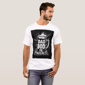 Funny Ad Bod in Progress Typografy T - Shirt Desig (Vorne ganz)