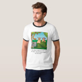 Funny Adam & Eve Spaß Tee Shirt (Vorne ganz)