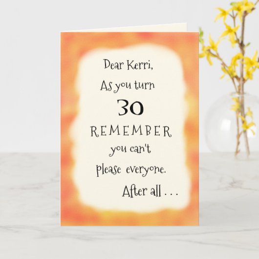 Funny Add Name oder beliebiger alter Pizza Spaß Gr Karte (Gelbe Blume)