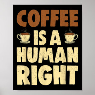 Funny Addicdict Kaffee Zitate Vintager Kaffee ist Poster