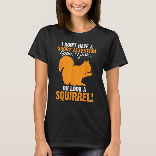 Funny ADHD Eichhörnchen für Männer Frauen Chipmunk T-Shirt (Vorderseite)