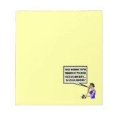 Funny ADHD Notizblock (Vorderseite)