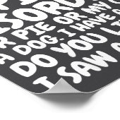 Funny Adhd Quote Ask Me About My Attention Deficit Poster (Ecke)