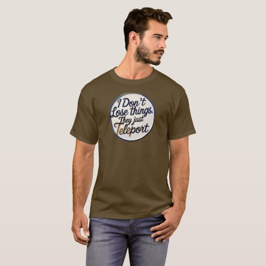 Funny ADHD Shirt - Neurodivergent Spaß, verlorenes (Vorne ganz)