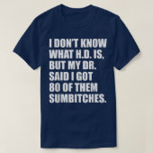 Funny ADHD tee i got 80 davon Sumbitches (Design vorne)