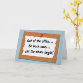 Funny Administrative Professionals Day mit Sign Karte (Gelbe Blume)