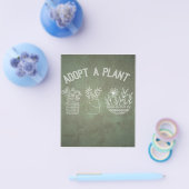 Funny Adopt A Plant Natural Flyer (Einzeln)