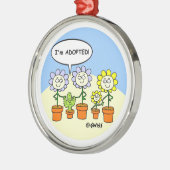 Funny Adoptiert Cartoon Weihnachtsbaum Ornament (Links)