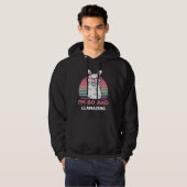 Funny Adorable Llama 60. Geburtstagsgeschenk für F Hoodie (Vorne ganz)
