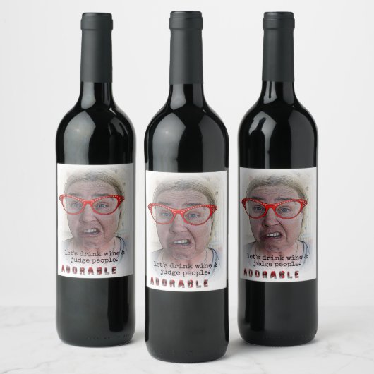 Funny Adorable Wine Labels! Weinetikett (Flaschen)