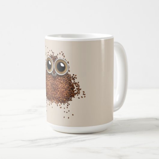 Funny Adoreable Coffee Tasse (VorderseiteRechts)