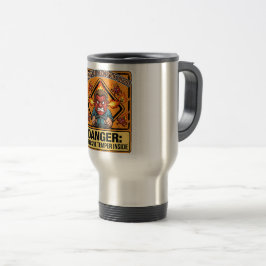 Funny ADR Trucker Thermos Mug | Explosive Temper Reisebecher