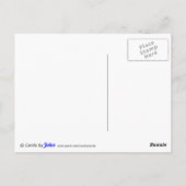Funny aduling Zitat heute nicht Postkarte (Rückseite)