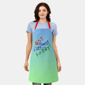 Funny aduling Zitat heute nicht Schürze (Getragen)