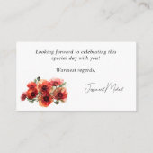 Funny Adulls NUR Scarlet Petal Serenade Begleitkarte (Rückseite)