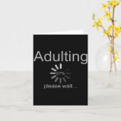 Funny Adult 18th Birthday Fun 67 Loading Meme Girl Karte (Gelbe Blume)