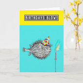 Funny Adult Birthday Card Karte (Gelbe Blume)