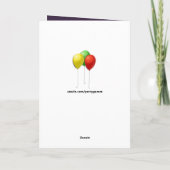 Funny Adult Birthday Card Karte (Rückseite)