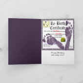 Funny Adult Birthday Card Karte (Innenseite)