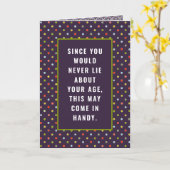 Funny Adult Birthday Card Karte (Gelbe Blume)