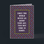 Funny Adult Birthday Card Karte<br><div class="desc">Kreative Geburtstagskarte und Geburtsurkunde für ihn oder sie. So personalisieren Sie Text bearbeiten,  um Namen und Geburtsdatum hinzuzufügen.</div>
