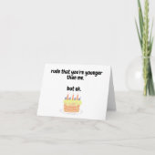 Funny Adult Birthday Card Karte (Vorderseite)