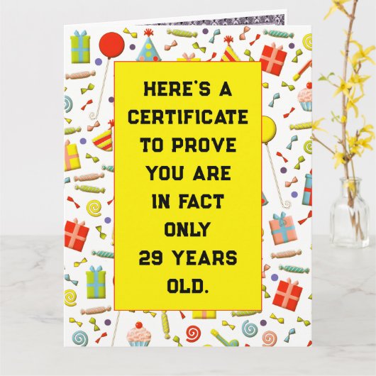 Funny Adult Birthday Karte (Gelbe Blume)