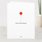 Funny Adult Birthday Karte (Rückseite)