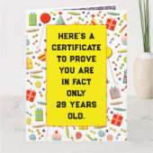 Funny Adult Birthday Karte (Vorderseite)