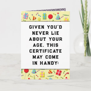 Funny Adult Birthday Karte