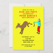 Funny Adult Birthday Party Einladung (Vorderseite)