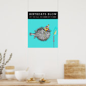 Funny Adult Birthday Poster (Küche)