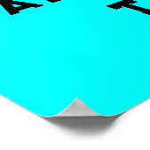 Funny Adult Birthday Poster (Ecke)