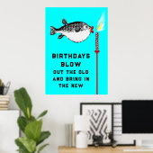 Funny Adult Birthday Poster (Heimbüro)